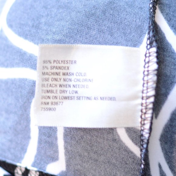 Black and White Work Blouse - Picture 2 of 4